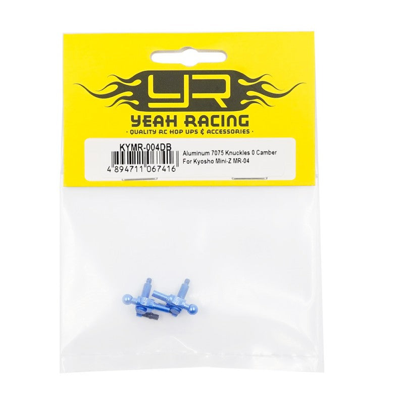 Yeah Racing Aluminum 7075 Knuckles 0 Camber For Kyosho Mini-Z MR04 KYMR-004DB