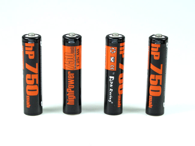PN Racing High powered 750mah 1.25v AAA NIMH Rechargeable
