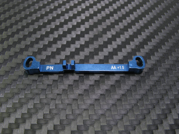PN Racing Mini-Z MR03 Double A-Arm +1.5 Deg Tie Rod (Blue) RWD MR3050TB