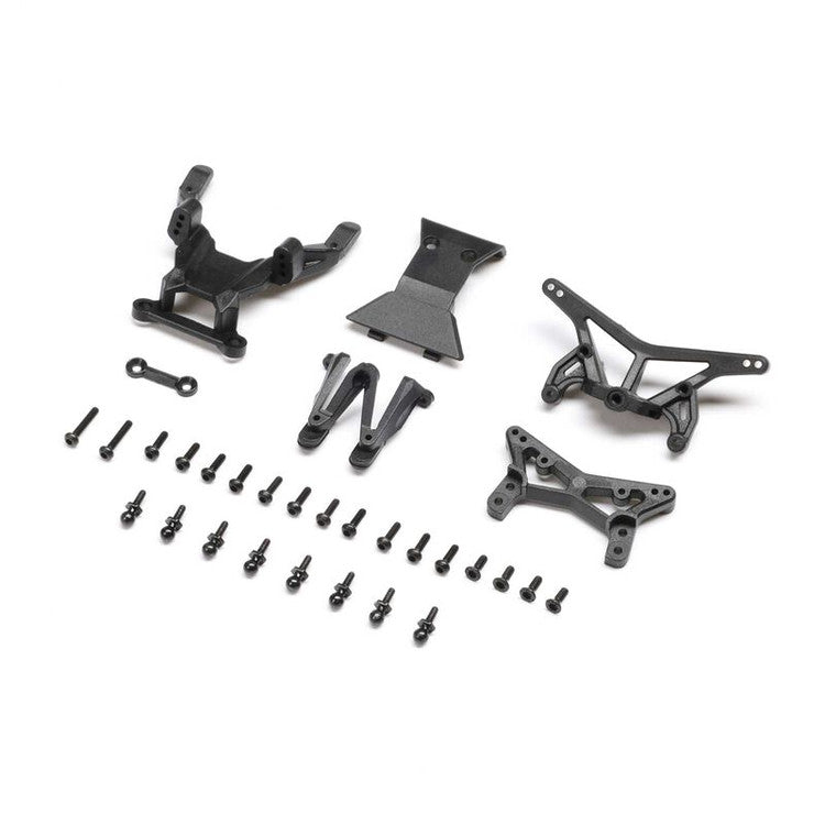 Losi Front/Rear Shock Towers, Bumper, Micro-B LOS-1770