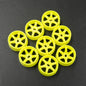 Yeah Racing Plastic Narrow Rim Set 8.5mm (Offset 0 +1 +2 +3) Florescent Yellow For 1/28 AWD Mini-Z WL-0145FYW