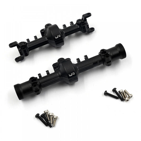Yeah Racing Aluminum Axle Housing Set (F & R) For Kyosho Mini-Z 4x4 MX01  KYMX-015BK