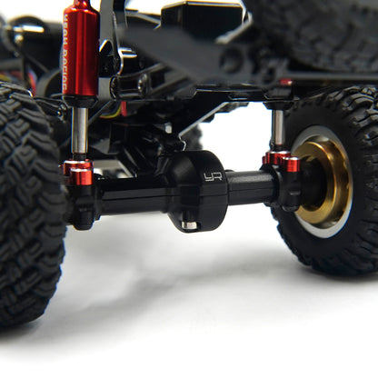 Yeah Racing Aluminum Axle Housing Set (F & R) For Kyosho Mini-Z 4x4 MX01  KYMX-015BK
