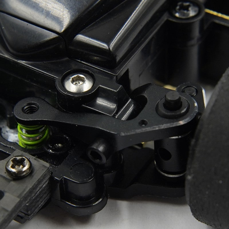 Yeah Racing Aluminum 7075 Front Upper Arms 1 Deg Camber For Kyosho Mini-Z MR03 KY03-005BK