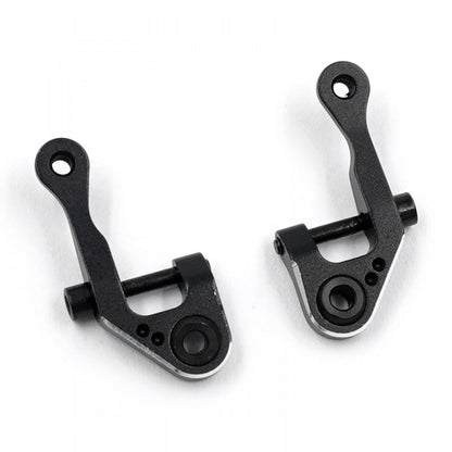 Yeah Racing Aluminum 7075 Front Upper Arms 2 Deg Camber For Kyosho Mini-Z MR03 KY03-006BK RWD