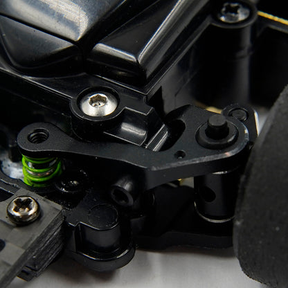 Yeah Racing Aluminum 7075 Front Upper Arms 2 Deg Camber For Kyosho Mini-Z MR03 KY03-006BK RWD