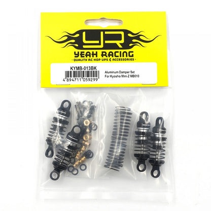 Yeah Racing Aluminum Damper Set V2 For Kyosho Mini-Z MB010  KYMB-013BK