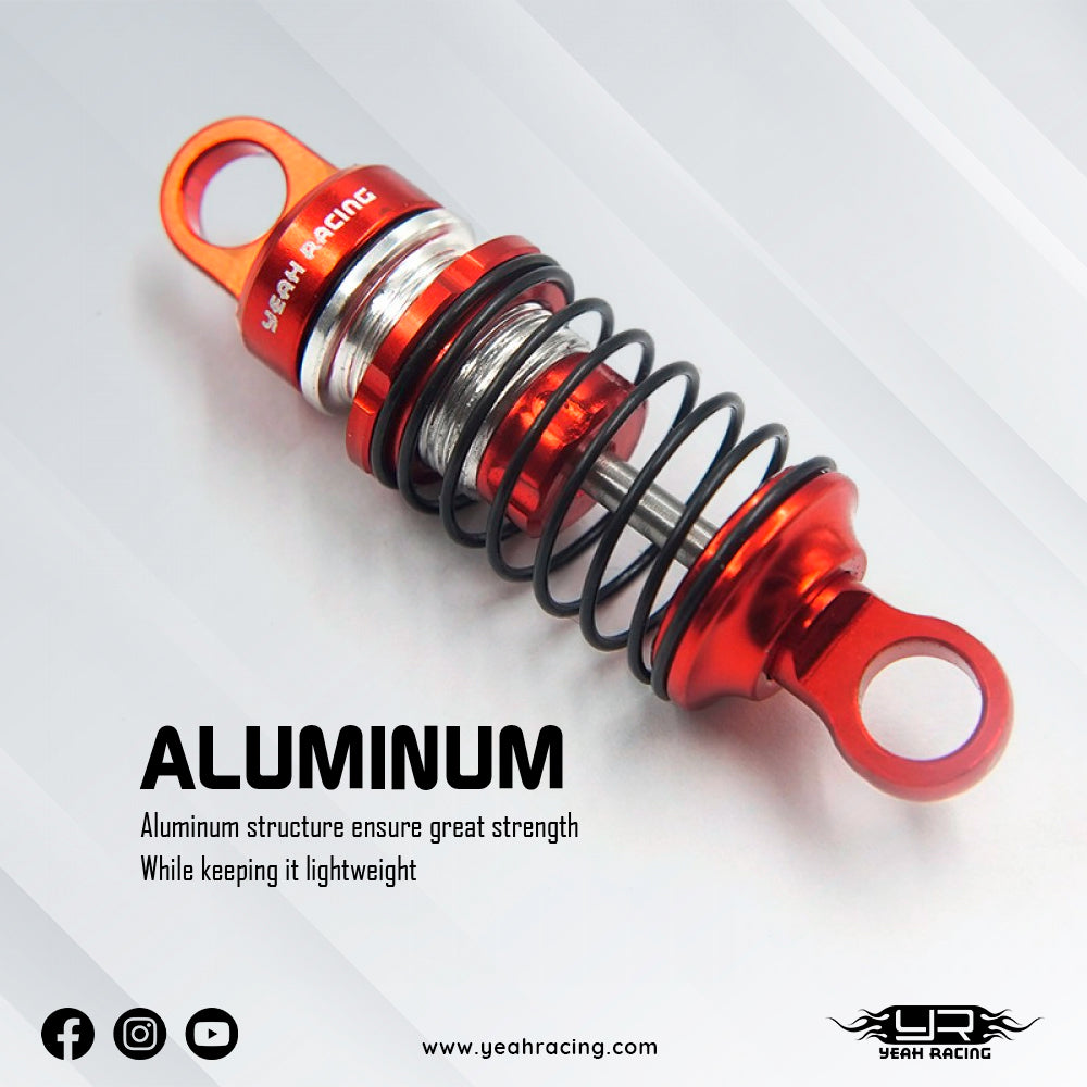 Yeah Racing Aluminum Damper Set V2 For Kyosho Mini-Z MB010  KYMB-013BK