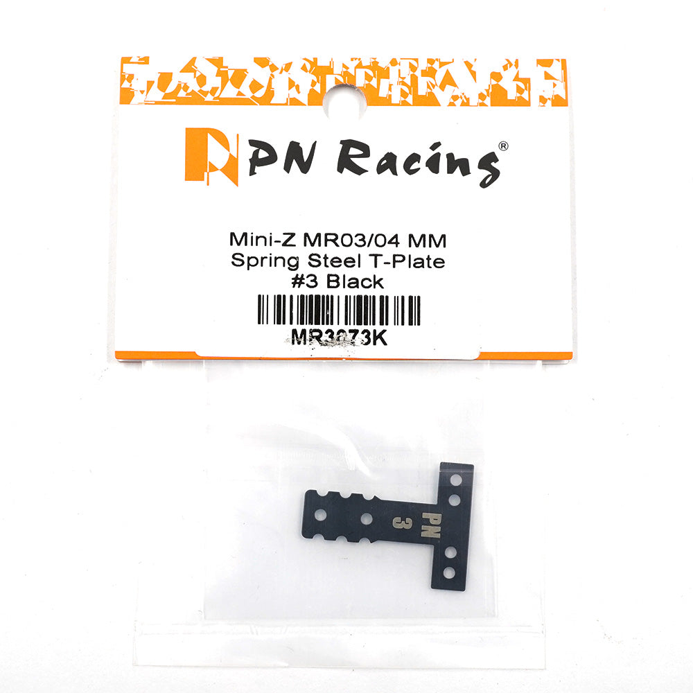 Mini-Z MR03 MR04 MM Spring Steel T-Plate #3  Black MR3073K