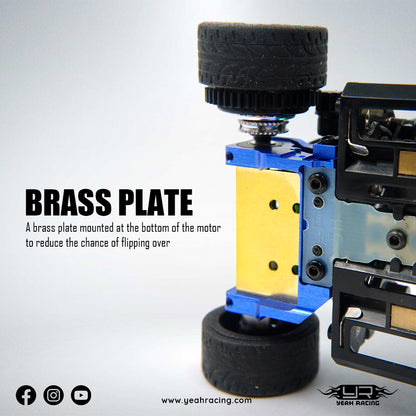 Yeah Racing Aluminum Motor Mount 90-94mm(LHM / RM) For Kyosho Mini-Z MR03 and MR04   KYMR-001DB