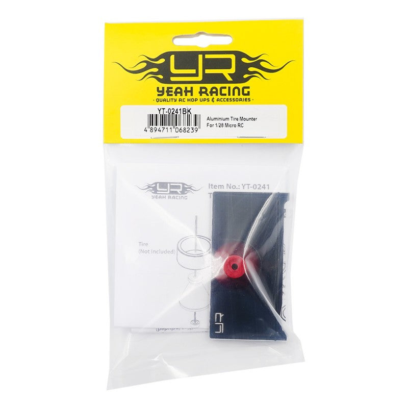 Yeah Racing Mini Z Aluminium Tire Mounter For 1/28 Micro RC YT-0241BK