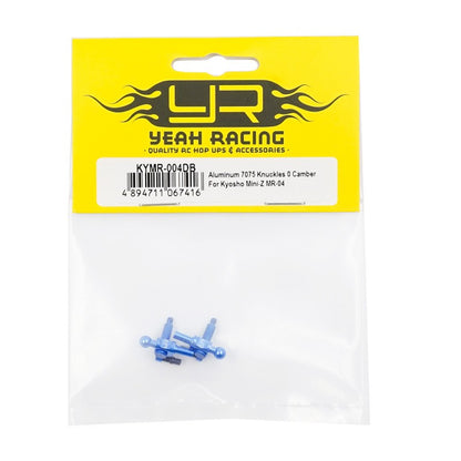 Yeah Racing Aluminum 7075 Knuckles 0 Camber For Kyosho Mini-Z MR04  KYMR-004DB