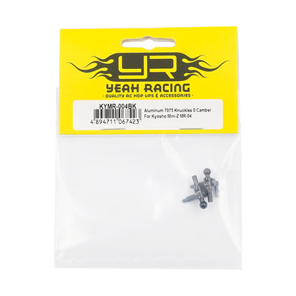 Yeah Racing Aluminum 7075 Knuckles 0 Camber For Kyosho Mini-Z MR04  KYMR-004BK RWD
