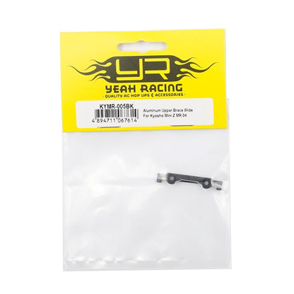 Yeah Racing Aluminum 7075 Upper Brace Wide For Kyosho Mini-Z MR04  KYMR-005BK