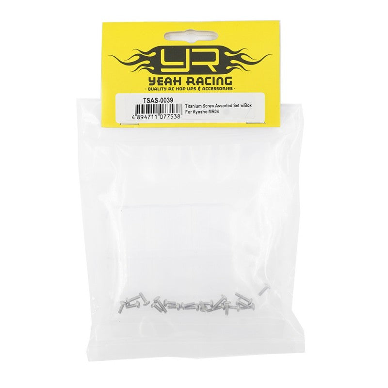 Yeah Racing Titanium Screw Assorted Set w/Mini Box For Kyosho MR04 TSAS-0039 RWD