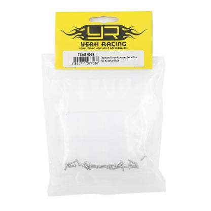 Yeah Racing Titanium Screw Assorted Set w/Mini Box For Kyosho MR04 TSAS-0039 RWD