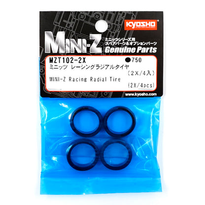 Kyosho Mini-Z Racing Radial Tires (2X/4 pack) MZT102-2X