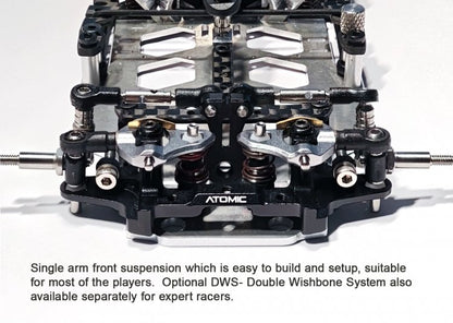 Atomic MRV 1:28 V-Link RWD Chassis Kit (No Electronic)
