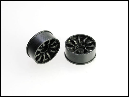 PN Racing Mini-Z 2WD Machine Cut 10 Spoke Front Wheel F2 Black 210BF2