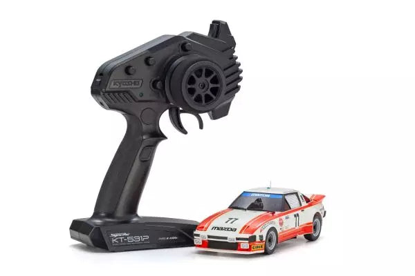 Kyosho Mini-Z Mazda Savanna RX-7 (SA22C) 1997 Daytona Car No.77 RWD MR04 Readyset 32365R