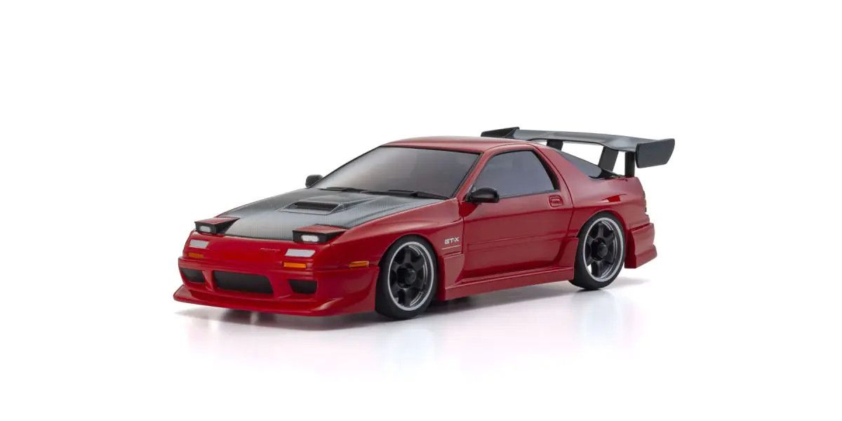 Kyosho ASC MA-020 MAZDA SAVANNA RX-7 FC3S with Aero Kit and CFRP hood Red MZP476R