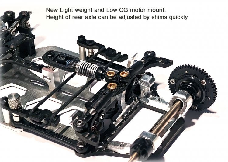 Atomic MRV 1:28 V-Link RWD Chassis Kit (No Electronic)