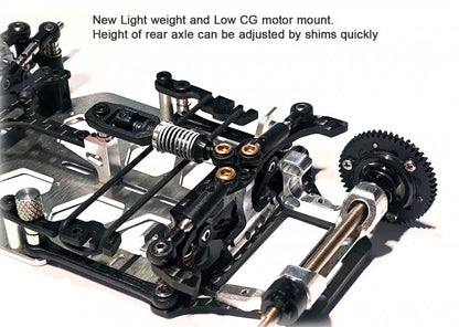 Atomic MRV 1:28 V-Link RWD Chassis Kit (No Electronic)