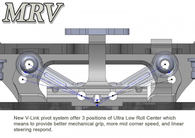 Atomic MRV 1:28 V-Link RWD Chassis Kit (No Electronic)