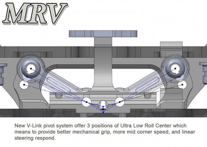 Atomic MRV 1:28 V-Link RWD Chassis Kit (No Electronic)