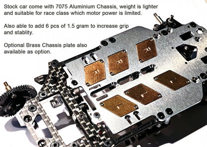 Atomic MRV 1:28 V-Link RWD Chassis Kit (No Electronic)