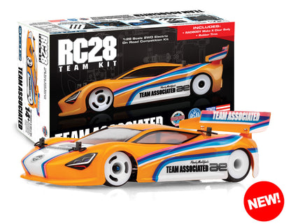 RC28R Team Kit W/Body And Tires 1:28 Scale 2WD Electric On-Road Competition Kit