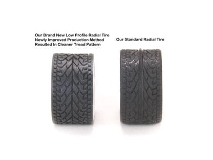 PN Racing Mini-Z KS-M Compound RCP Low Profile Radial 14mm Tire Super Soft 20 Shore (2pc)