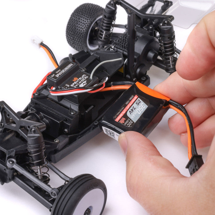 Losi Micro-B 1/24 2WD RC Buggy, RTR, White LOS00007T1