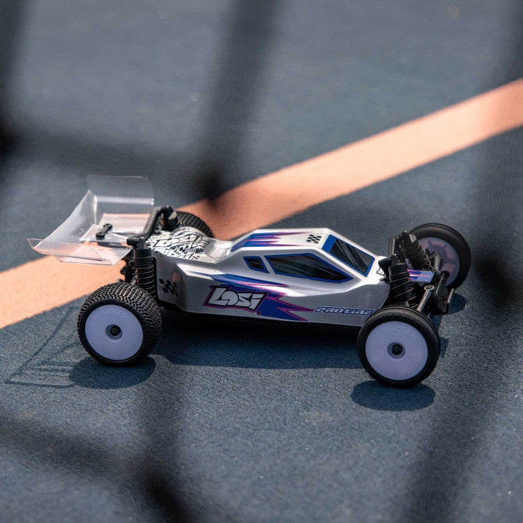 Losi Micro-B 1/24 2WD RC Buggy, RTR, Silver  LOS00007T2