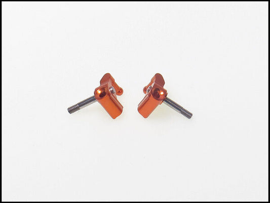 PN Racing Mini-Z MR02 Double A-Arm Knuckle Set (Orange) MR2511