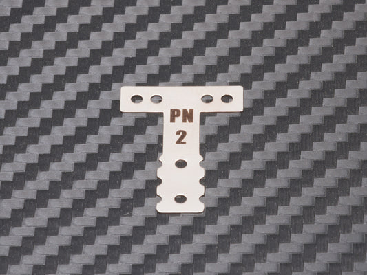 PN Racing Mini-Z MR03/MR04 MM Spring Steel T-Plate #2 (Black) MR3072K