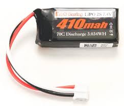 PN Racing V4 LiPo 2S 7.4V 410mah 70C Battery 733410