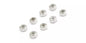 Kyosho Mini Z M2 Aluminum Nylon Collar Nuts (Blue) Pack of 8 [MZW128BL]